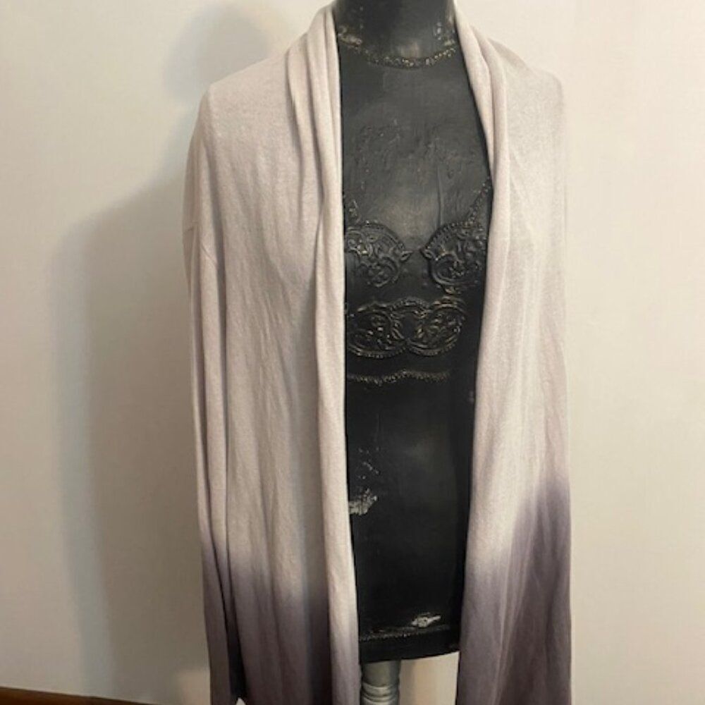 Daisy Fuentes Gray Open Cardigan, size 3X